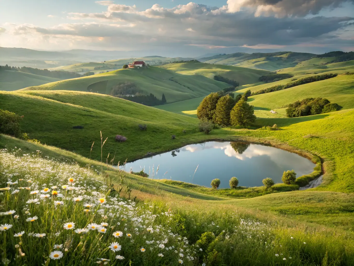 An agricultural field with hydrogen-powered machinery, illustrating the application of hydrogen in agriculture.